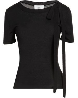 SOLOTRE Jumper Wool, Silk - Black