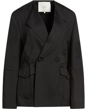 Setchu Blazer Silk, Virgin Wool - Black