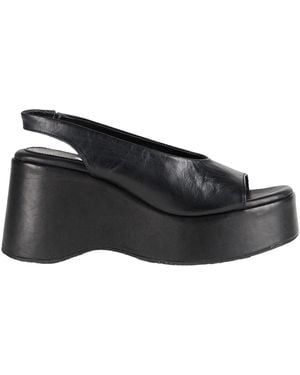 m. collection Sandale - Schwarz