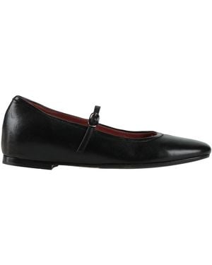 LORENA PAGGI Ballet Flats Leather - Black