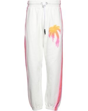 Palm Angels Trousers Cotton - White