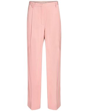Dries Van Noten Trousers Wool - Pink