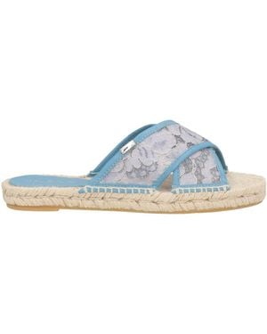 Baldinini Espadrilles Leather, Textile Fibres - Blue