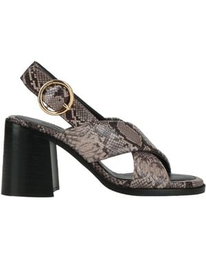 See By Chloé Sandals Calfskin - Metallic