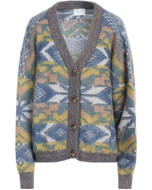Daniele Fiesoli Collezione N_01 Cardigan Mohair Wool, Polyamide, Merino Wool - Blue