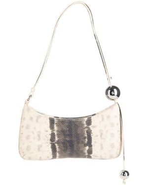 Jacquemus Cream Shoulder Bag Leather - White