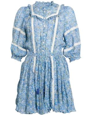Poupette Mini Dress Viscose - Blue