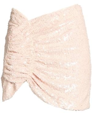 The Mannei Mini Skirt Viscose, Elastane, Polyethylene - Natural