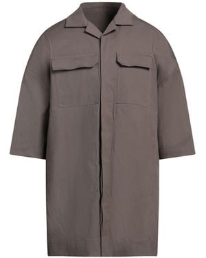 Rick Owens Shirt Cotton, Elastane - Brown