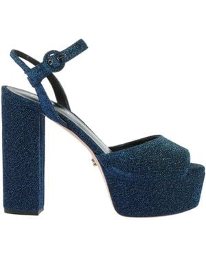 Le Silla Sandals Textile Fibers - Blue