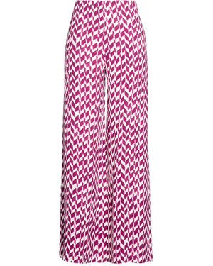 Jucca Fuchsia Trousers Viscose - Purple