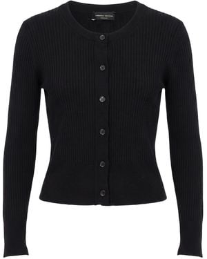 Roberto Collina Cardigan Merino Wool - Black