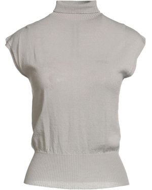 Rick Owens Turtleneck Virgin Wool - Grey