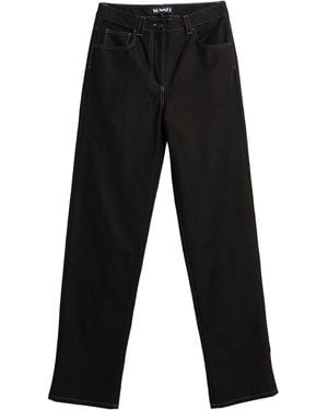 Sunnei Trousers Cotton - Black