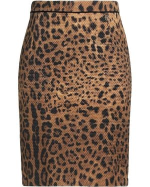 Roberto Cavalli Midi Skirt Cotton, Wool - Brown