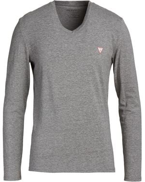 Guess T-Shirt Cotton, Viscose, Elastane - Gray