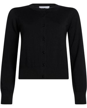 Alpha Studio Cardigan Merino Wool - Black