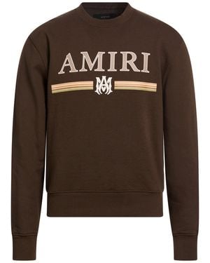 Amiri Sweatshirt Cotton - Brown