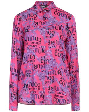 Versace Jeans Couture Fuchsia Shirt Viscose - Pink