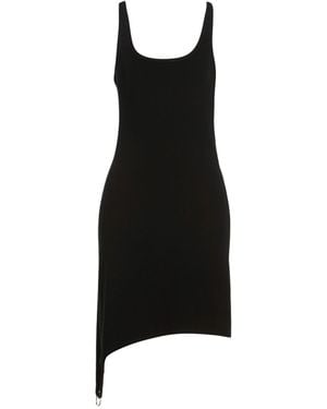 Courreges Mini Dress Viscose, Polyester - Black