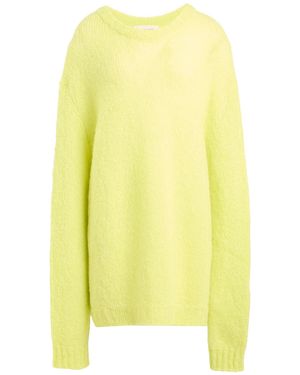 Liviana Conti Lime Sweater Alpaca Wool, Mohair Wool, Polyamide, Elastane - Yellow