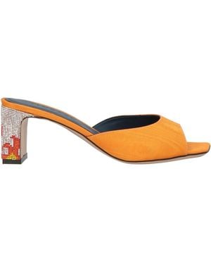 IINDACO Sandals Textile Fibers - Orange