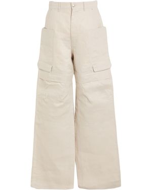 Rick Owens Jeans Linen - Natural