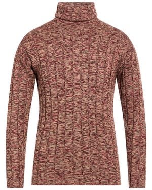 Lardini Rollkragenpullover - Rot