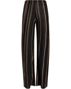 Siyu Charcoal Trousers Merino Wool - Black