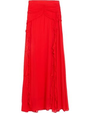 EMMA & GAIA Maxi Skirt - Red