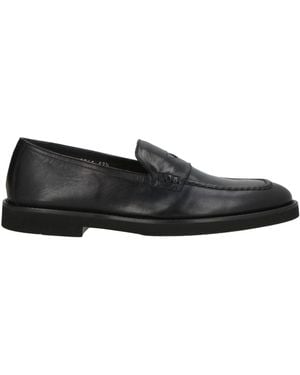 Doucal's David Loafers Leather - Black