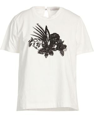 Angelo Marani T-Shirt Cotton, Elastane - White