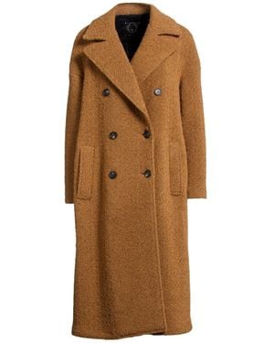 T-jacket By Tonello Camel Coat Virgin Wool, Acrylic, Polyester - Brown