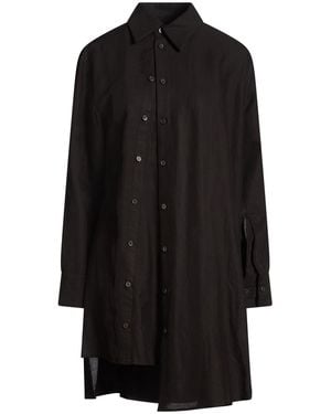 Yohji Yamamoto Mini Dress Cotton - Black