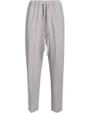 MEIMEIJ Pants Polyester, Viscose, Wool, Elastane - Gray