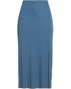 Majestic Filatures Midi Skirt Viscose, Elastane - Blue