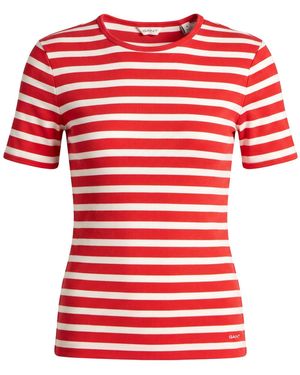 GANT T-Shirt Cotton, Modal, Elastane - Red