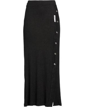 Gcds Maxi Skirt Viscose, Polyester, Polyamide, Elastane - Black
