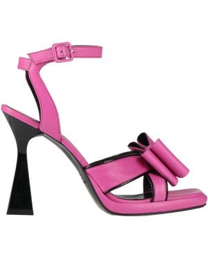Emanuela Passeri Sandals Leather - Pink