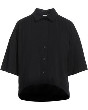 Alpha Studio Shirt Cotton, Elastane - Black