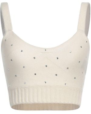 Zadig & Voltaire Cream Top Wool, Cashmere, Polyamide, Elastane - Natural