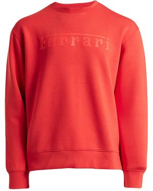 Ferrari Sweatshirt Viscose, Polyurethane, Elastane - Red