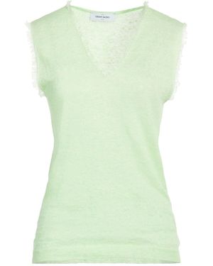 Gran Sasso Top Linen - Green
