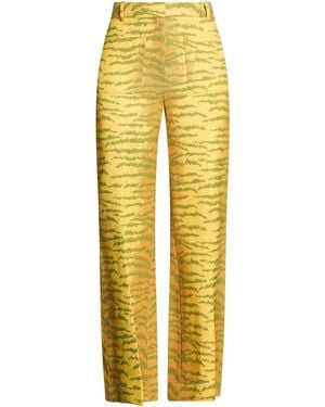 Victoria Beckham Marigold Pants Wool, Polyamide, Silk - Yellow