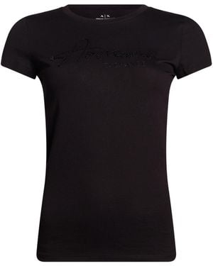 ARMANI EXCHANGE T-Shirt Cotton - Black