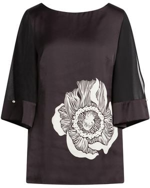 CAMILLA Top Polyester - Black