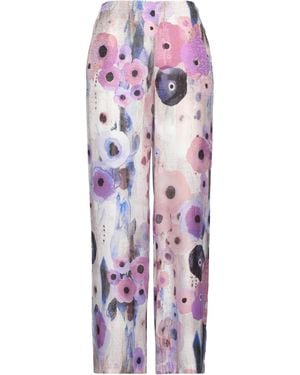 Antonelli Pants Viscose, Silk - Purple