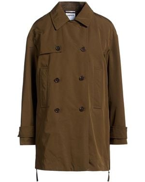 Aspesi Military Overcoat & Trench Coat Cotton, Polyester - Green