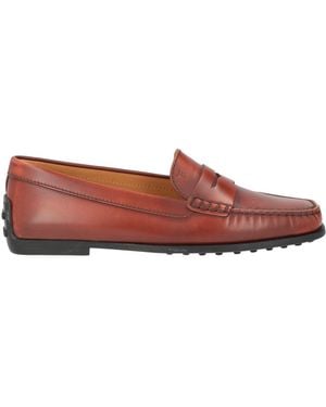 Tod's Loafers Leather - Red
