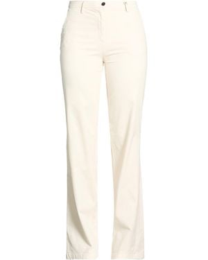Myths Cream Pants Modal, Cotton, Elastane - White
